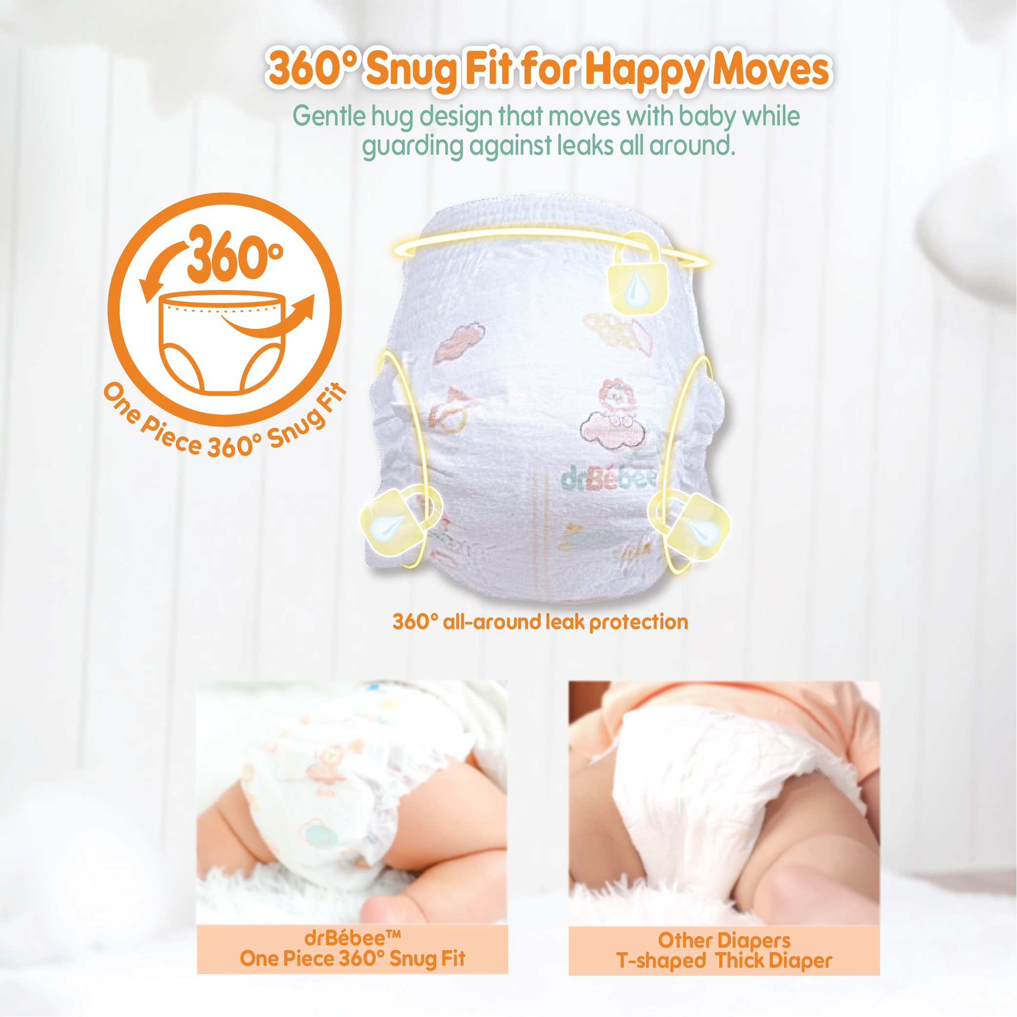 drBébee™ Comfort Fit Pants Diapers Single Pack